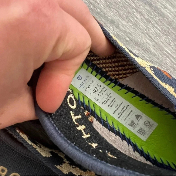 Rothy's The Square Big Cat Textile Flat Comfort Shoes Women’s - Picture 5 of 7